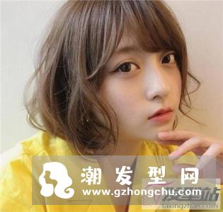 日系波波头烫发 显瘦睡不醒短发