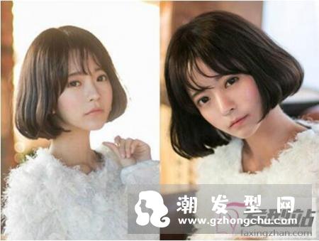 时尚波波头短发发型 内扣设计非常减龄瘦脸