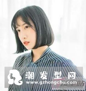黑色波波头好看吗 不染发也清新唯美