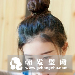 没有刘海怎么扎头发好看 夏日清爽丸子头怎么扎