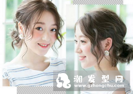 短发马尾辫的扎法 发蜡少不了