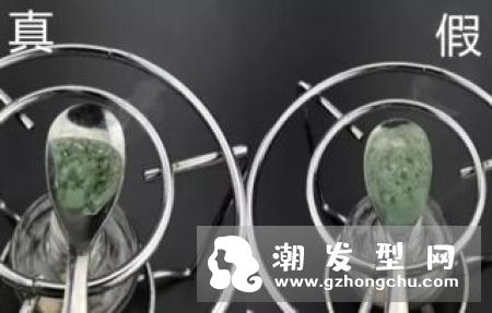 香蒲丽绿公主眼膜怎么辨别真假对比图 看瓶身荧光反应