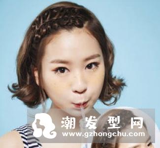 自己可以编的发型 耳侧编发甜美淑女范