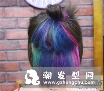 波波头最新染发 隐藏染经典时髦