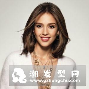 中分直发波波染发 靛色VS浅金色