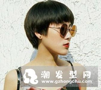 线条感齐耳短发 帅气女生潮流波波