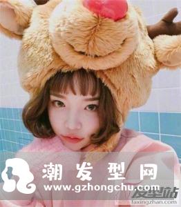 A字减龄波波头 上窄下宽显瘦短发