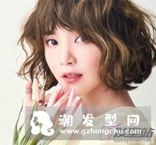 波波头流行染发 烫染bobo时髦显瘦