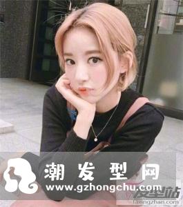 A字减龄波波头 上窄下宽显瘦短发