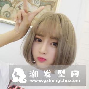 波波头流行染发 烫染bobo时髦显瘦