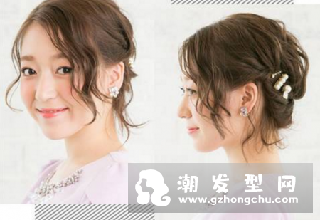 短发怎么盘发好看 发尾用发夹固定
