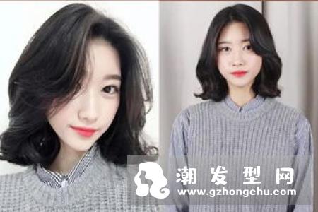 齐肩烫发发型2018潮女 优雅修颜散发女人味
